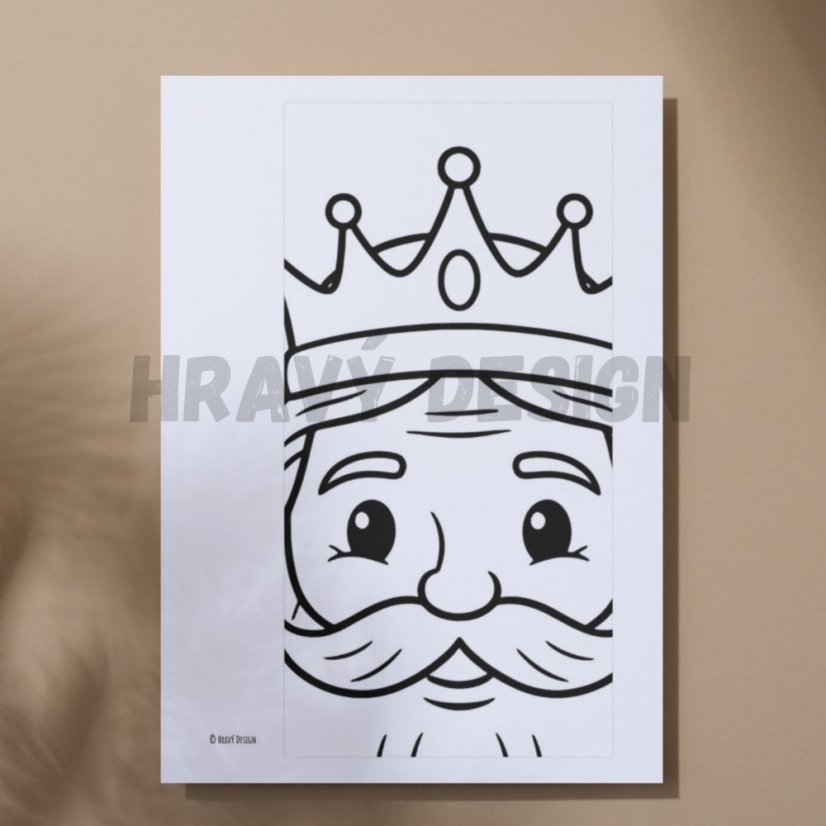 KOOPERATIVNÍ OMALOVÁNKY – TŘI KRÁLOVÉ