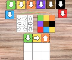 Prostorová orientace - barevné šipky