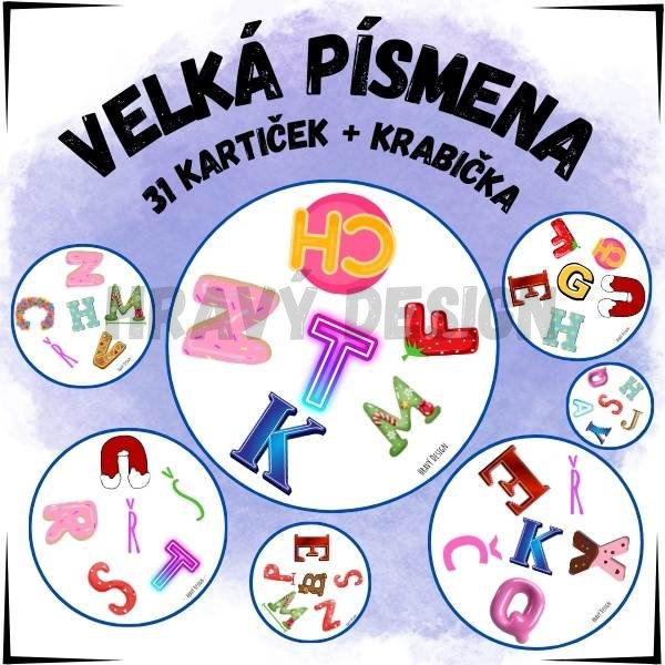 Foto: Postřehovka na procvičování velkých písmen 