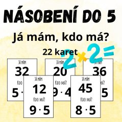 Foto: Hra - Já mám, kdo má? - Násobilka do 5 