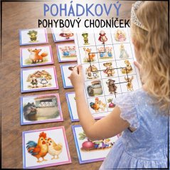 Pohádky - pohybový chodníček - PDF pro děti - MŠ 