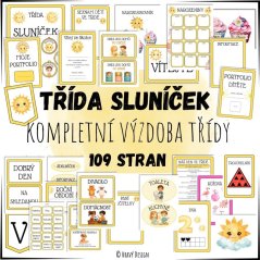Výzdoba třídy - třída sluníček 