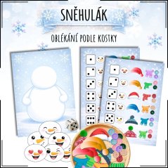 Sněhulák - aktivity pro děti - PDF 