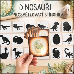 Dinosauři - Prosvětlovací stínohra