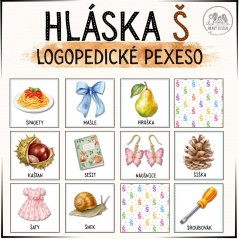 Hláska Š - Logopedické pexeso (PDF)