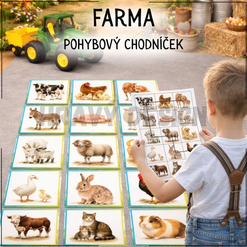 Farma - pohybový chodníček 