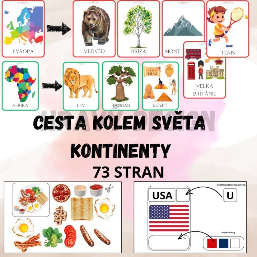 Foto: Cesta kolem světa pro děti v MŠ - Hravý Design 