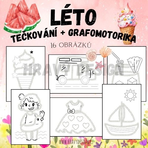 Foto - tečkování letní obrázky - Hravý Design 