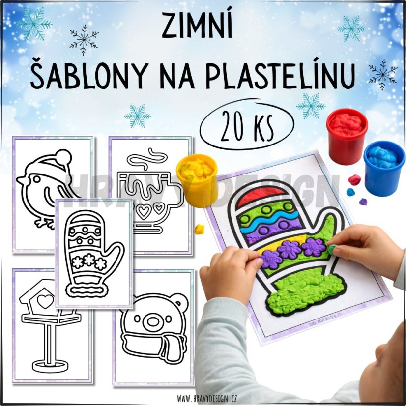 Foto: Šablony na plastelínu pro děti do MŠ - PDF 