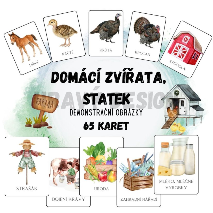 DEMONSTRAČNÍ OBRÁZKY - DOMÁCÍ ZVÍŘATA
