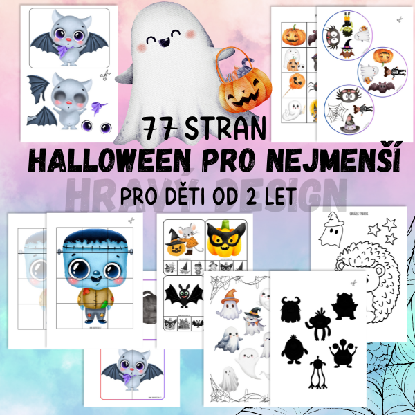 Halloween pro nejmenší - soubor aktivit