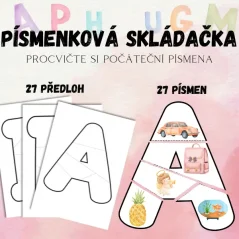 Foto: Písmenková skládačka na procvičení počátečních písmen