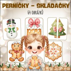 Perníčky - skládačky pro děti od 2 let - do MŠ i na doma