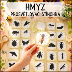 Co se děje v trávě - hmyz - prosvětlovací stínohra