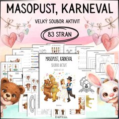 Masopust, karneval - PDF pro děti - MŠ 