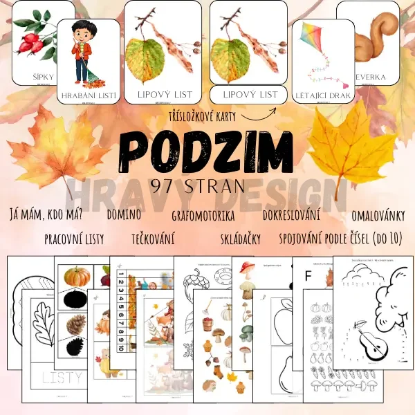 PODZIM - SOUBOR AKTIVIT