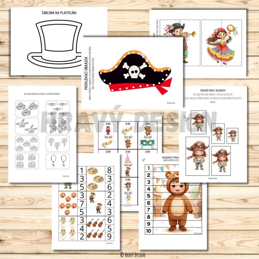 Masopust, karneval - velký soubor aktivit