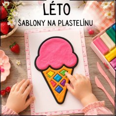 Letní šablony na plastelínu