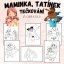 FOTO: Tečkování vatovými tyčinkami - den mate, den otců - Hravý Design 