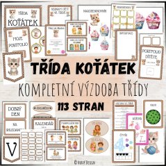 Foto: Kompletní výzdoby třídy - koťátka Foto: Kompletní výzdoby třídy - koťátka