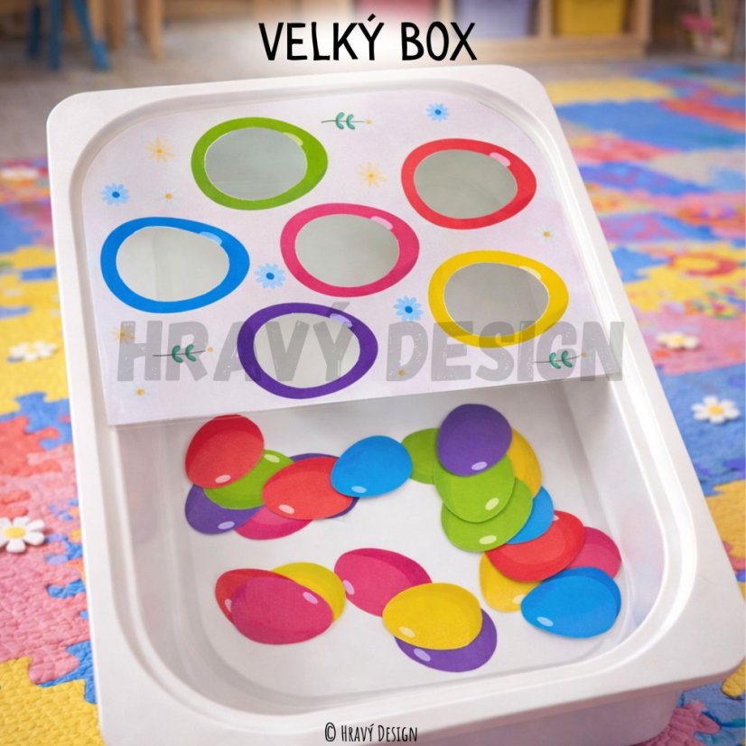 Třídění vajíček podle barev – vložka do TROFAST boxu