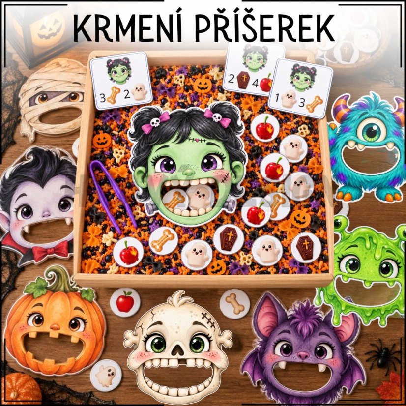 Krmení příšerek - Halloween (PDF)