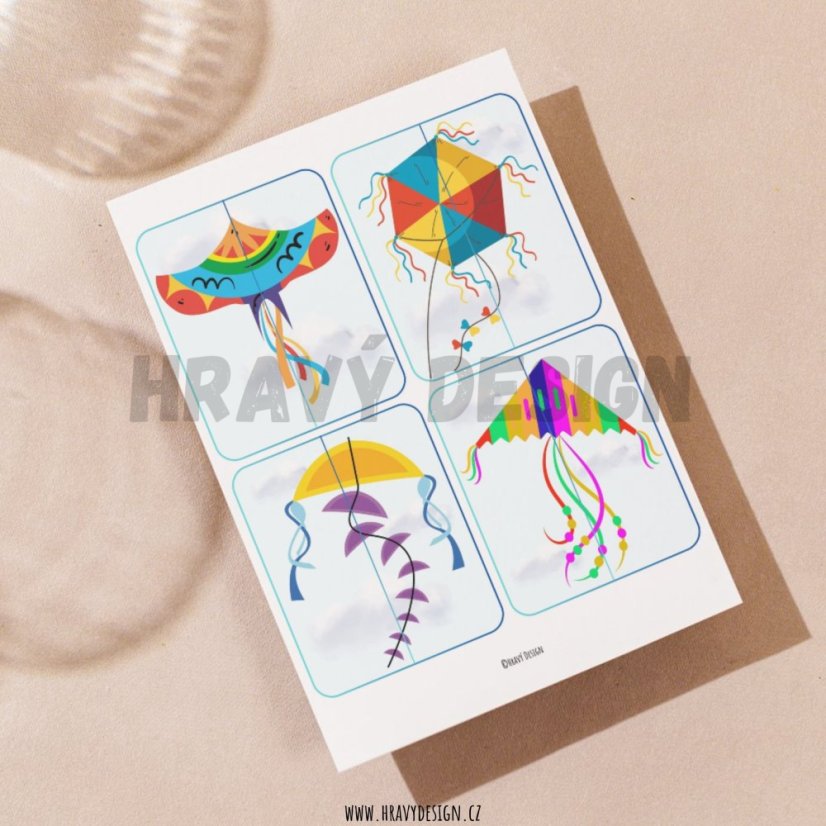 Podzimní skládačky - draci 