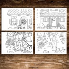 Duben - kooperativní obraz