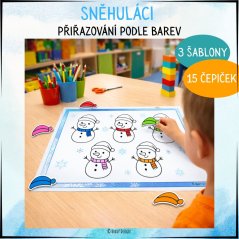 Sněhulák - aktivity pro děti do MŠ - PDF 