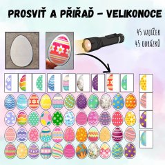 Foto: Velikonoční hra – Prosvětlovací obrázky s velikonočními vajíčky