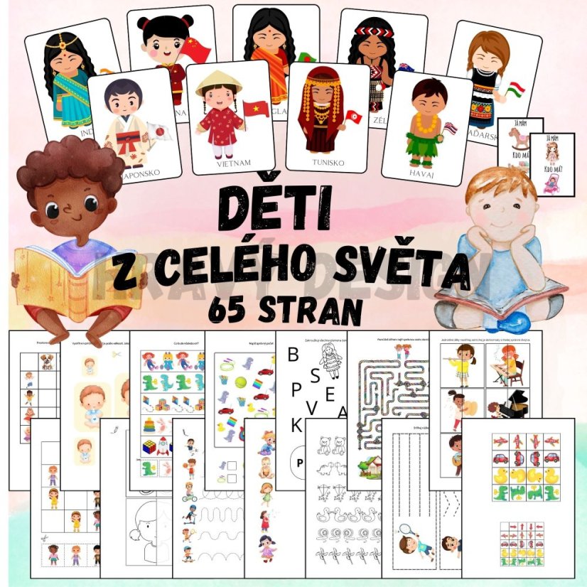 Foto: Děti z celého světa - Soubor aktivit - Hravý Design