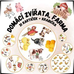 Foto: Postřehová hra na téma farma, domácí zvířata 