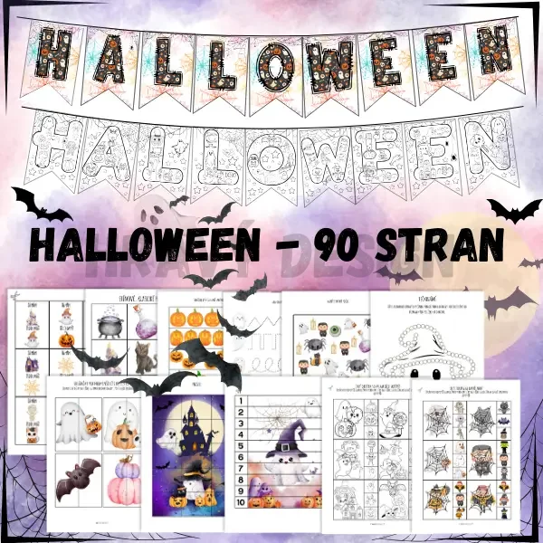 Halloween - pracovní listy a aktivity pro děti v MŠ