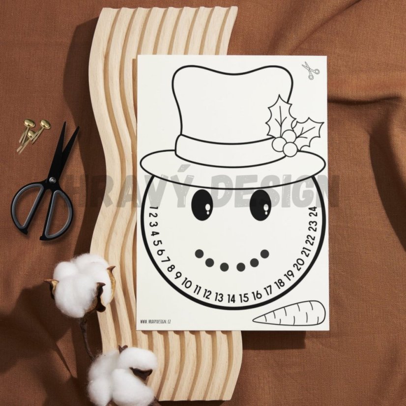 🎄 Adventní kalendář – Sněhulák ⛄
