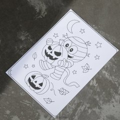 Halloweenské grafomotorické omalovánky