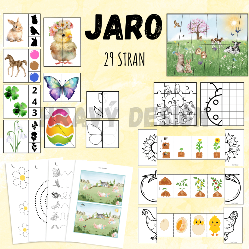 JARO - SOUBOR PRACOVNÍCH LISTŮ A AKTIVIT