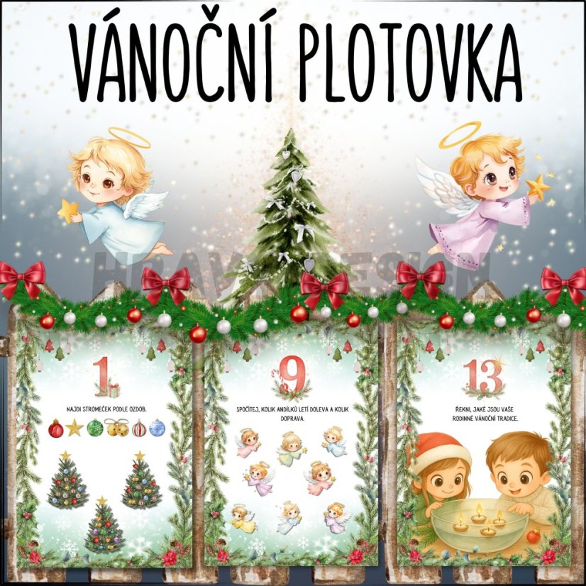 Vánoční plotovka
