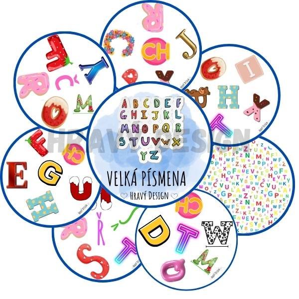 Foto: Postřehovka - velká písmena - Hravý Design 