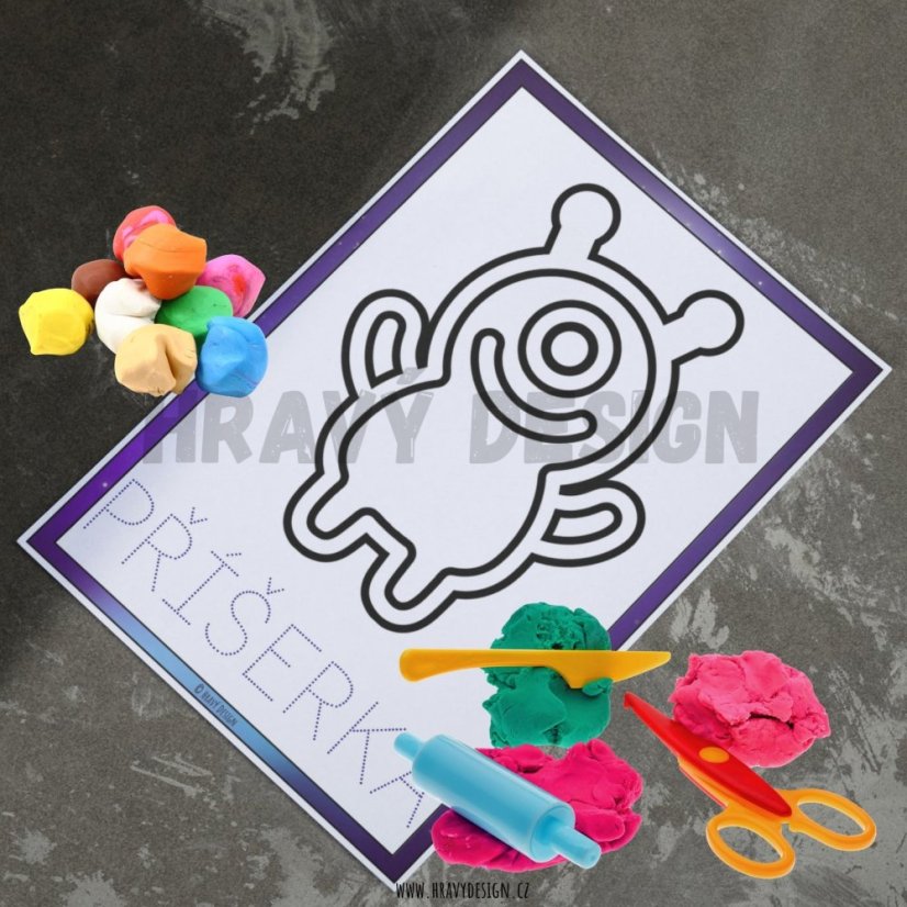 Foto: Halloween šablony na plastelínu