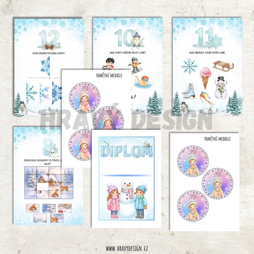 Zimní plotovka/stezka