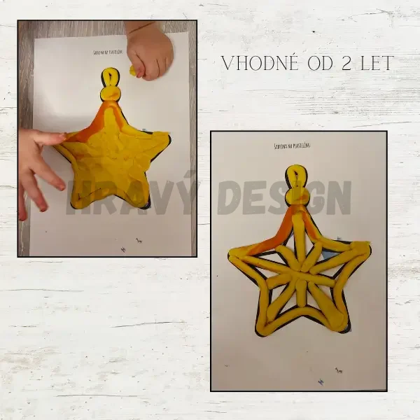 Vánoční šablony na plastelínu - 30 šablon