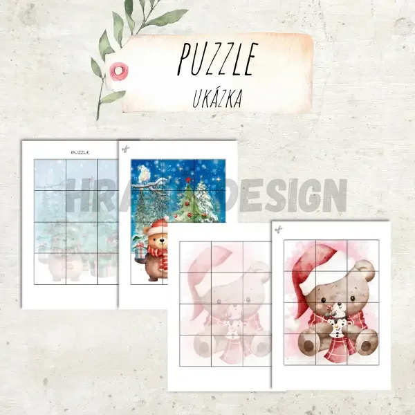 Foto: Vánoční puzzle pro děti od 2 let
