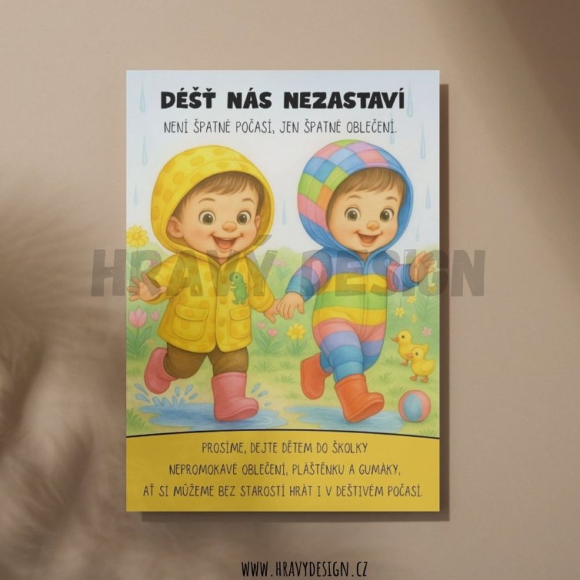 Plakát - Není špatné počasí, jen špatné oblečení