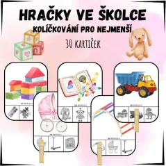 HRAČKY VE ŠKOLCE - Kolíčkování pro nejmenší