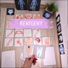 Rentgeny - lidské tělo - prosvětlovací obrázky pro děti - MŠ 
