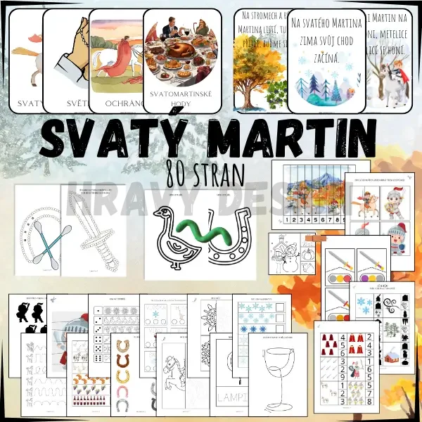 Foto: Svatý Martin  - soubor aktivit pro děti 