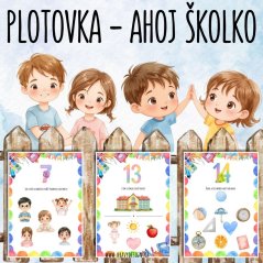 Foto: Plotovka na začátek školního roku - Ahoj školko Foto: Plotovka na začátek školního roku - Ahoj školko