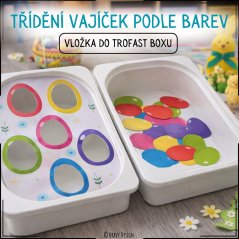 Třídění vajíček podle barev – vložka do TROFAST boxu