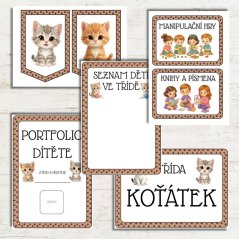 Třída koťátek/kočiček - Kompletní výzdoba