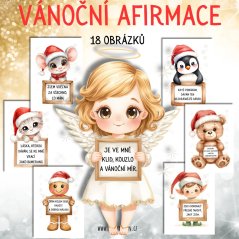 Vánoční afirmace - vánoční výzdoba - pdf Vánoční afirmace - vánoční výzdoba - pdf